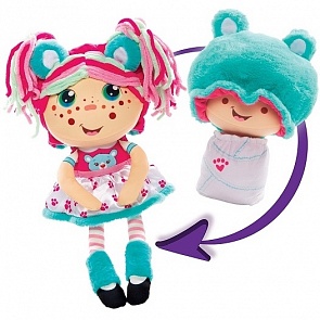 Кукла плюшевая из Девчушка-вывернушка - Надюшка 2-в-1 (1TOY, Т13638)